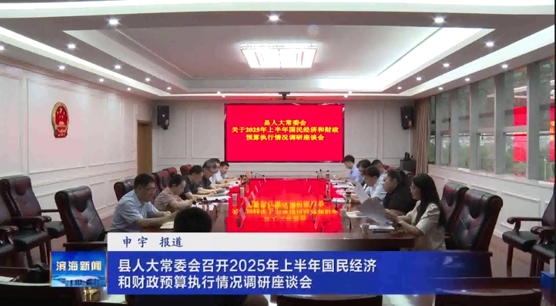 縣人大常委會召開2025年上半年國民經(jīng)濟(jì)和財(cái)政