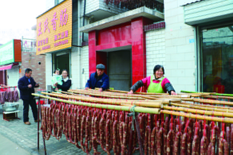 炸肉圓、灌香腸