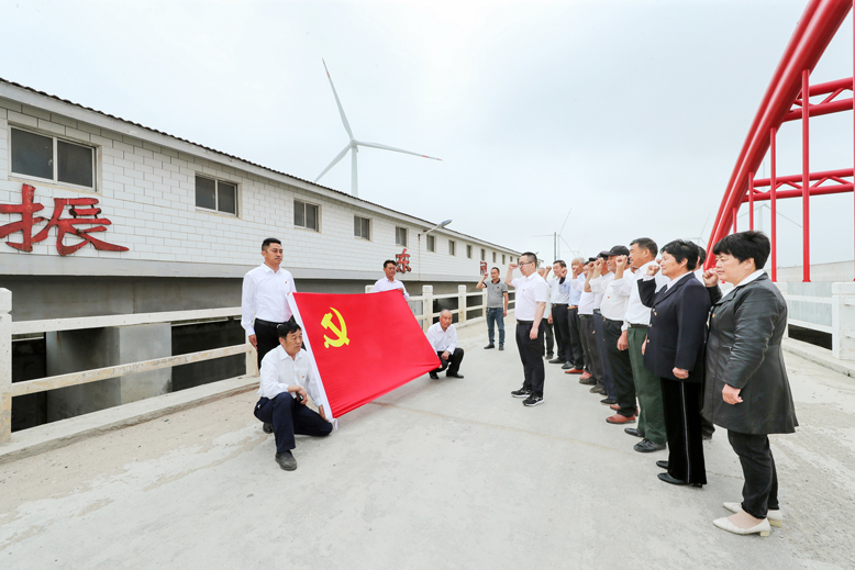 濱海港鎮(zhèn)振東村黨總支組織黨員開展“賡續(xù)紅色血脈，踐行初心使命”活動